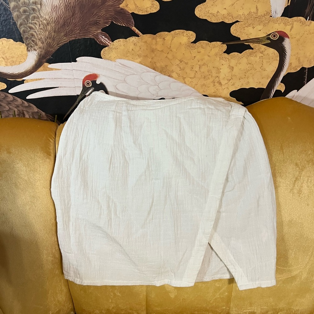 PrettyLittleThing White Textured Mini Skirt